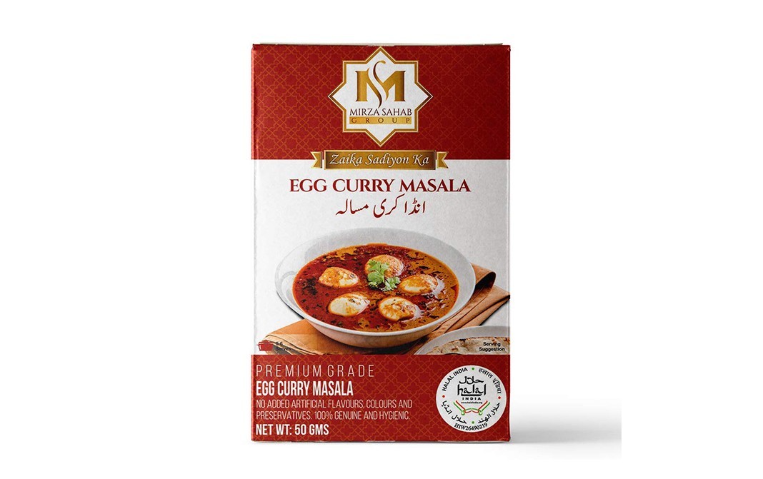 Mirza Sahab Egg Curry Masala    Box  50 grams